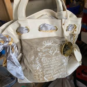 White juicy purse. Needs some love.